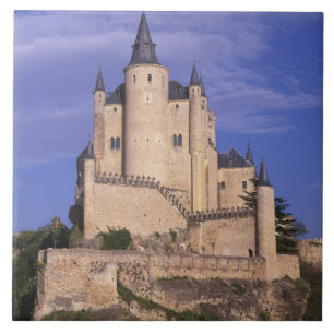 Alcazar, Segovia, Castile Leon, Spain, Unesco Tile