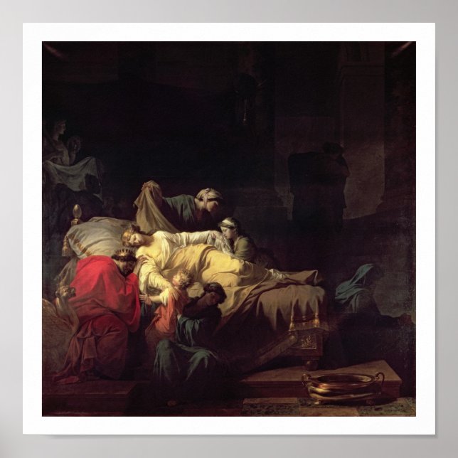 Alcestis sacrifices herself to save her husband Ad Poster (Front)