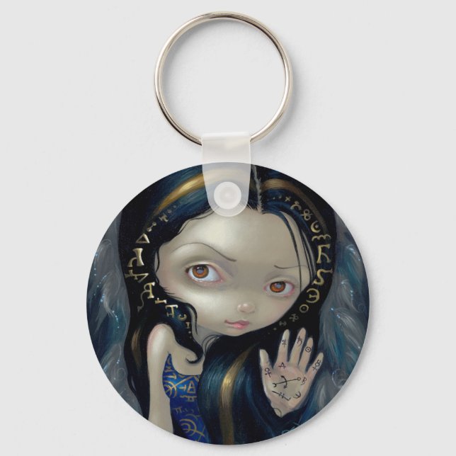 "Alchemical Angel V" Keychain (Front)