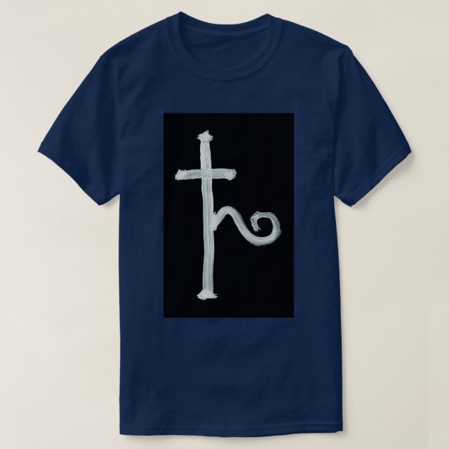 Alchemical Symbols Arsenic One Inverted T-Shirt (Design Front)