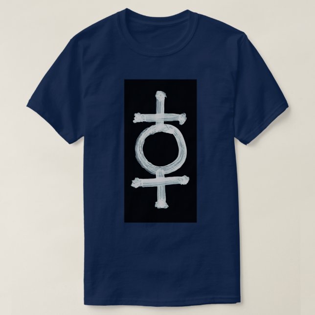 Alchemical Symbols Hematite Inverted T-Shirt (Design Front)