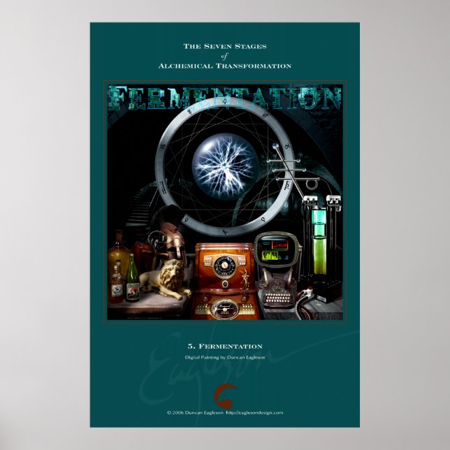Alchemical Transformations 5: Fermentation Poster (Front)