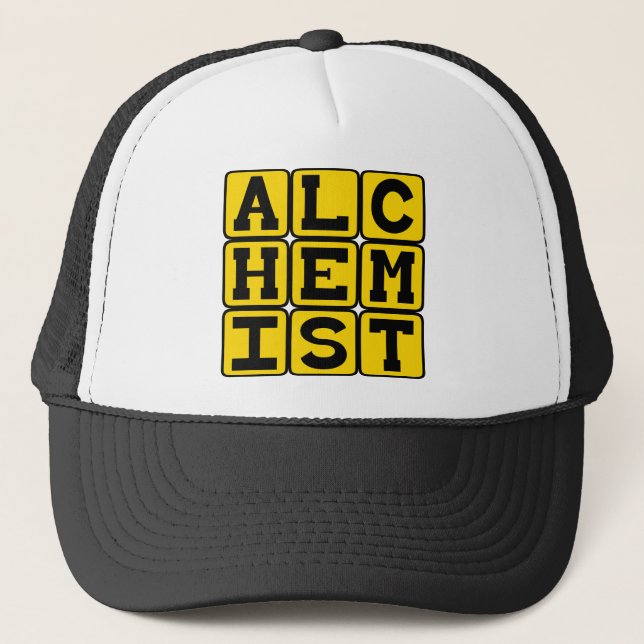Alchemist, Changing Physical Properties Trucker Hat (Front)