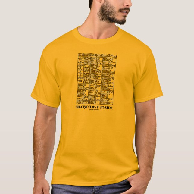 Alchemist Inside (Alchemy Table) T-Shirt (Front)