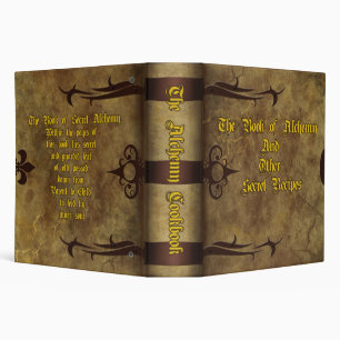 Alchemy Cookbook Binder, 2" Binder