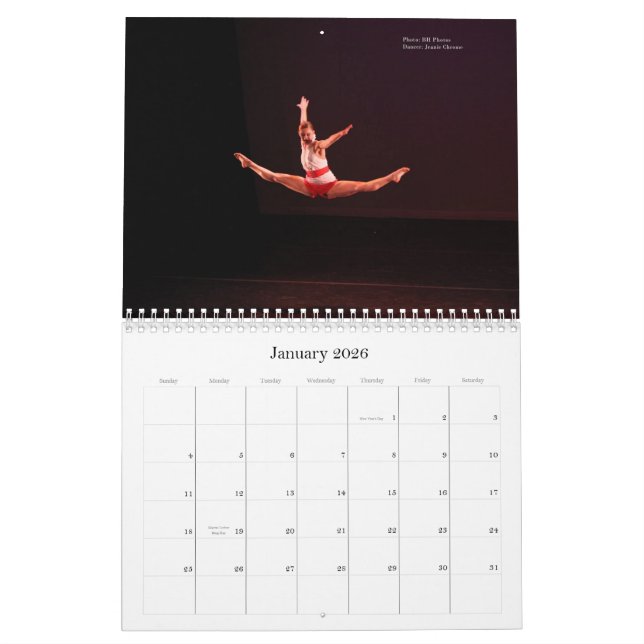 Alchemy Dance Company Jan-Dec 2010 Calendar (Jan 2026)