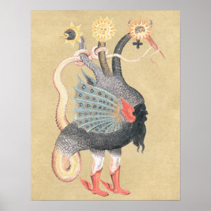 Alchemy Dragon Colour Poster