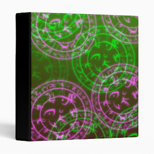 Alchemy Green Gothic Avery Binder