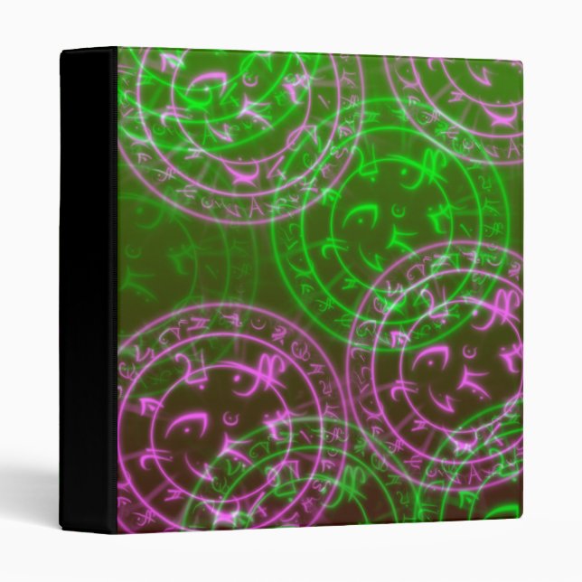 Alchemy Green Gothic Avery Binder (Front/Spine)