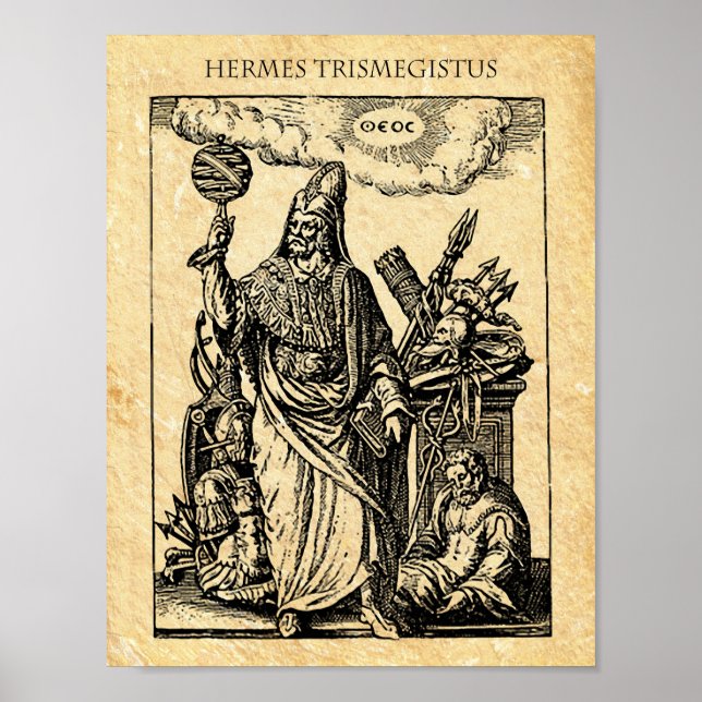ALCHEMY HERMES TRISMEGISTUS POSTER (Front)