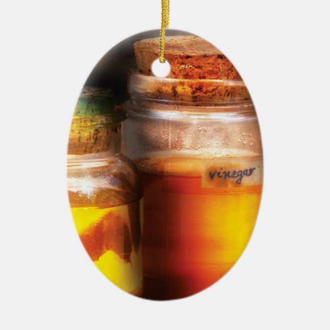 Alchemy made easy  ceramic ornament (Front)