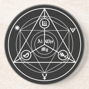Alchemy manifesto coaster