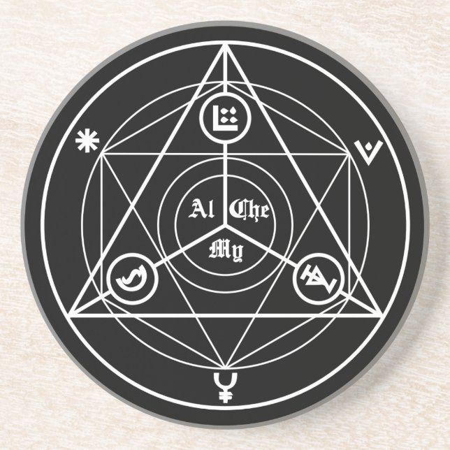 Alchemy manifesto coaster (Front)
