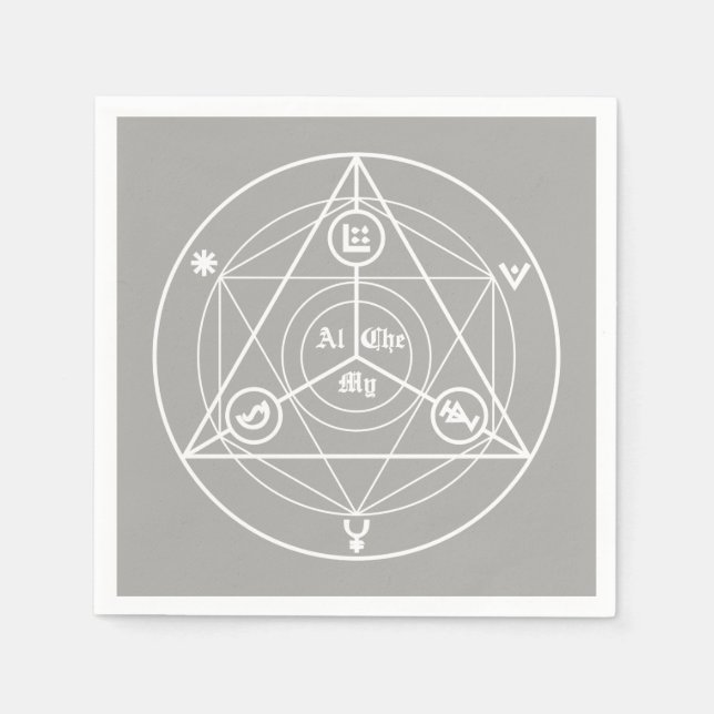 Alchemy manifesto napkin (Front)