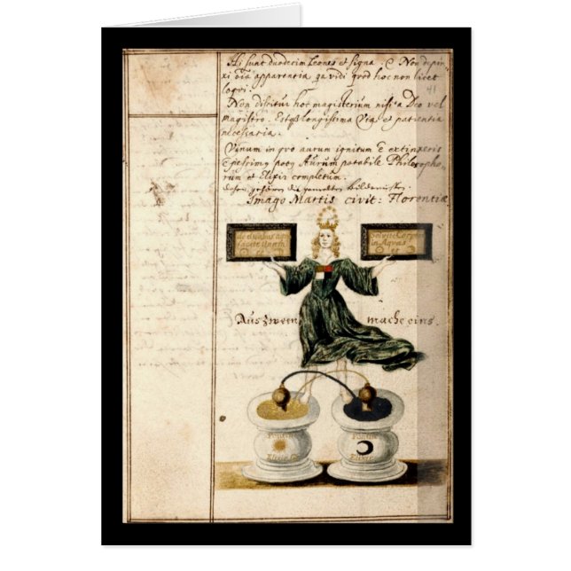 Alchemy Notebook By Johann Grasshoff 1620 Plate 4 (Front)