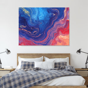 “Alchemy of Currents” – A Colourful Abstract Canvas Print