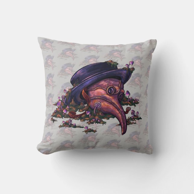 Alchemy of Decay Throw Pillow (Front)