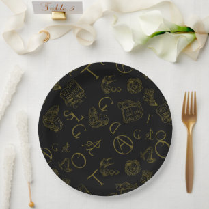 Alchemy paper plate