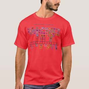 Alchemy potion elements table of Kyrandia T-Shirt