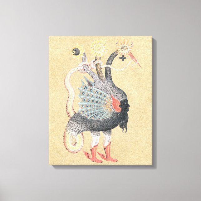 Alchemy Serpent Colour Canvas Print (Front)