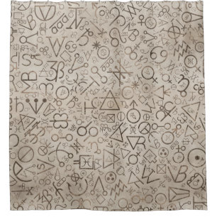 Alchemy symbols -Astrological symbols pattern #1