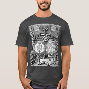 Alchemy ThreeTiered Symbolic Diagram of the Alchem T-Shirt