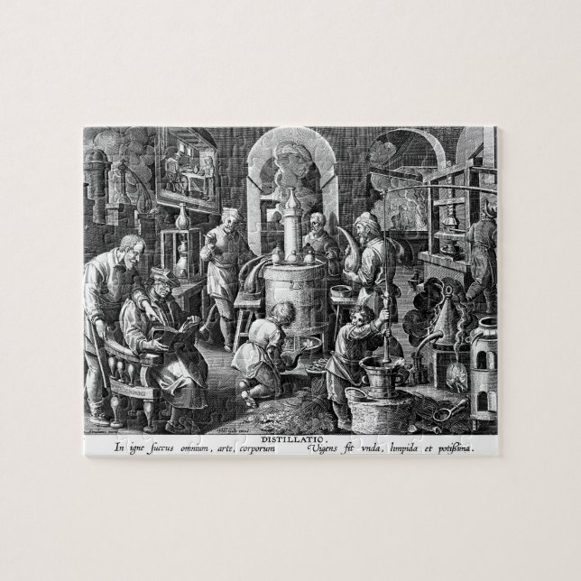Alchemy Tools of Distillation Jigsaw Puzzle (Horizontal)