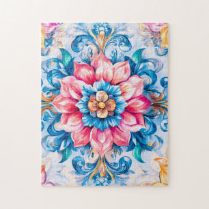 Alchemy & Transformation Jung Inspired Mandala Jigsaw Puzzle