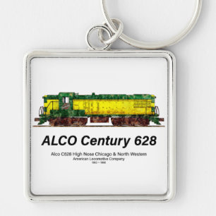 Alco C-628 aka Alco Century 628 Diesel Locomotive Keychain