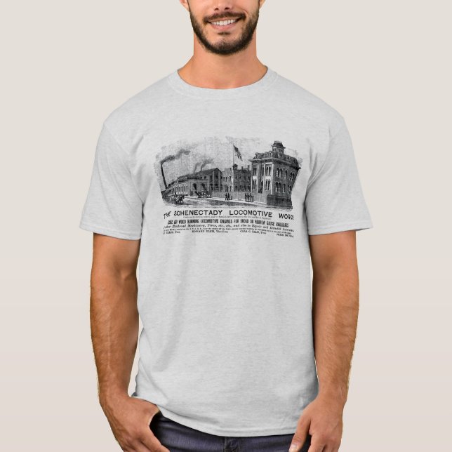 Alco-Schenectady Locomotive Works, 1870 T-Shirt (Front)