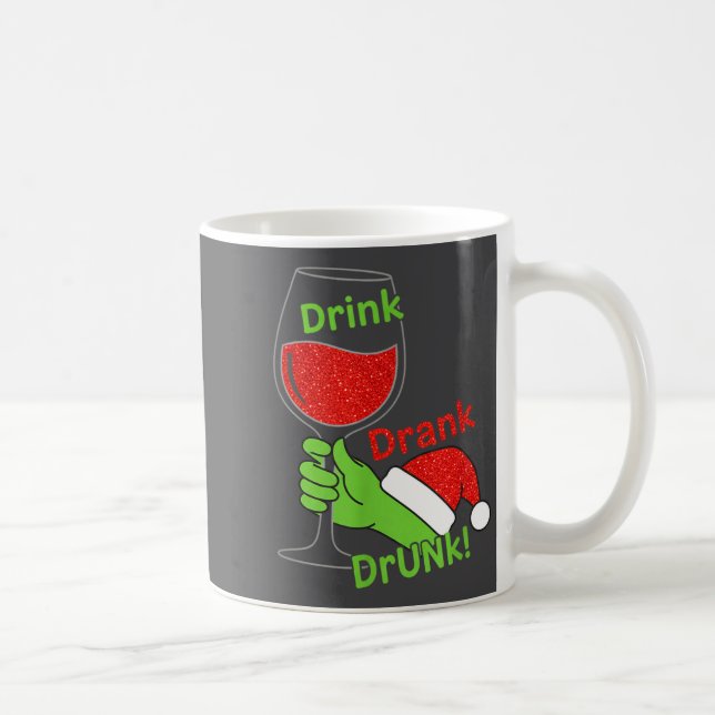 Alcohol &amp; Tails Drink Drank Drunk! Funny Chris Coffee Mug (Right)