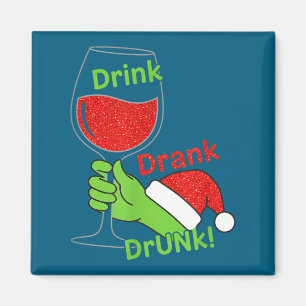 Alcohol &amp; Tails Drink Drank Drunk! Funny Chris Magnet