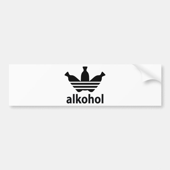 alcohol bumper sticker (Front)