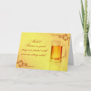 Alcohol Card