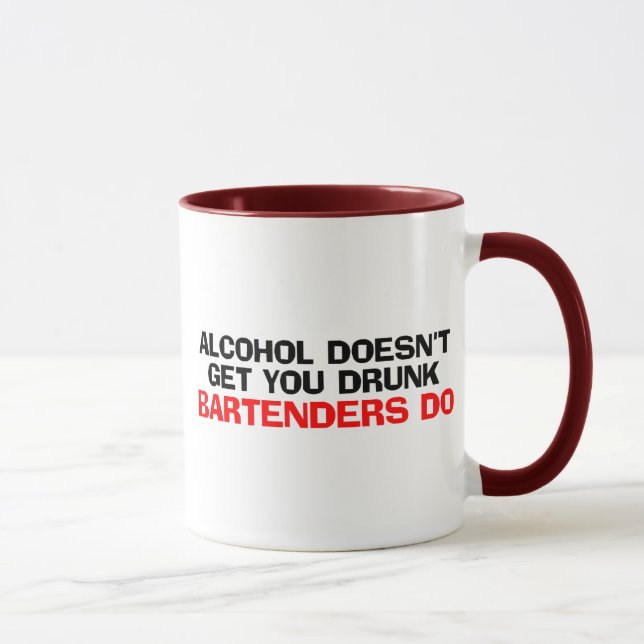 Alcohol Doesn't Get You Drunk Mug (Right)