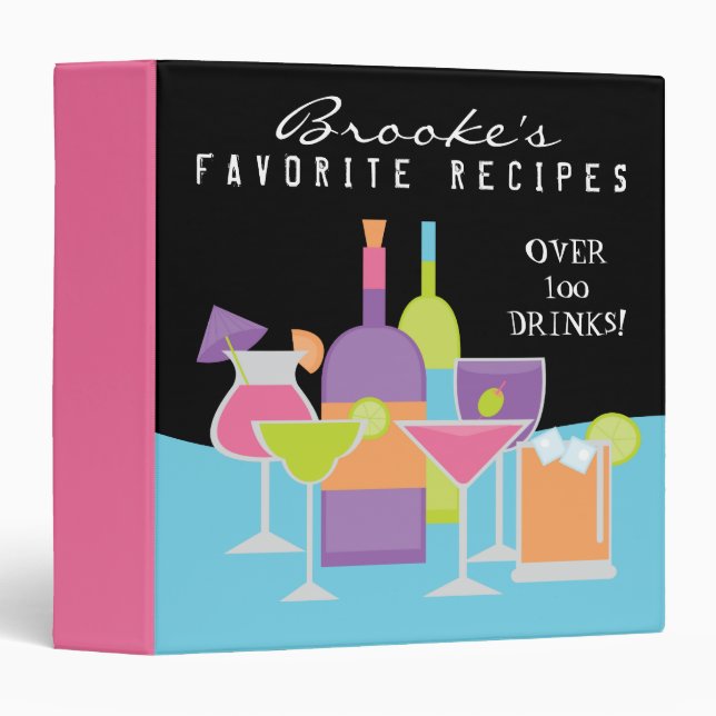 Alcohol Drinks Binder (Front/Spine)