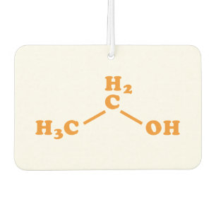 Alcohol Ethanol Molecular Chemical Formula Air Freshener