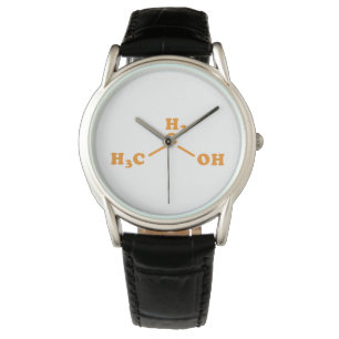 Alcohol Ethanol Molecular Chemical Formula Watch