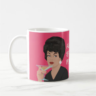 Alcohol fills the space... coffee mug