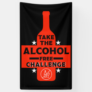 Alcohol Free And Sober Banner