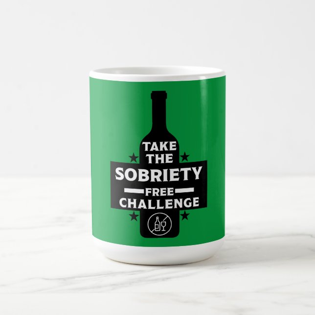  Alcohol Free And Sober Magic Mug (Center)