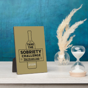 Alcohol Free And Sober Plaque