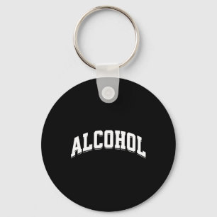 Alcohol Funny Drinking Preppy Aesthetic Beer Wine Keychain