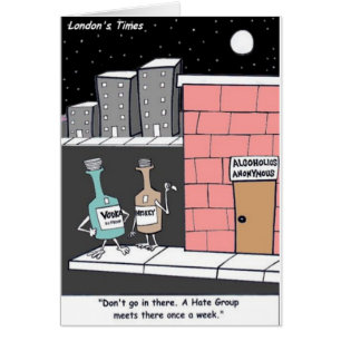 Alcohol Hate Group Funny Tees Mugs Cards Gifts Etc