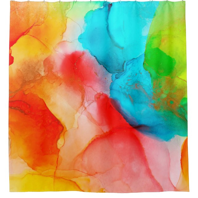 Alcohol ink abstract background, macro photoabstra (Front)
