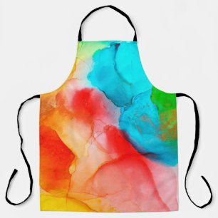 Alcohol ink abstract background, macro photoabstra apron