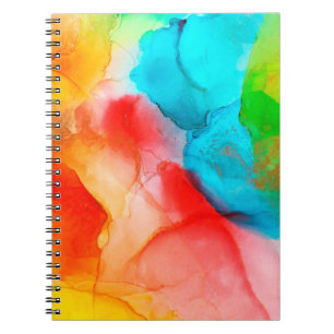 Alcohol ink abstract background, macro photoabstra notebook