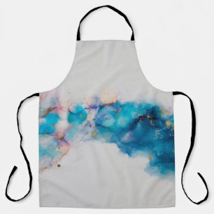 Alcohol Ink Art. Abstract painting. Alcohol Ink ba Apron