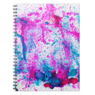 Alcohol Ink Art. Abstract painting. Alcohol Ink ba Notebook