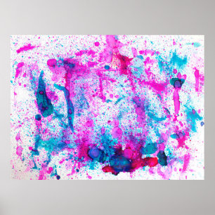 Alcohol Ink Art. Abstract painting. Alcohol Ink ba Poster